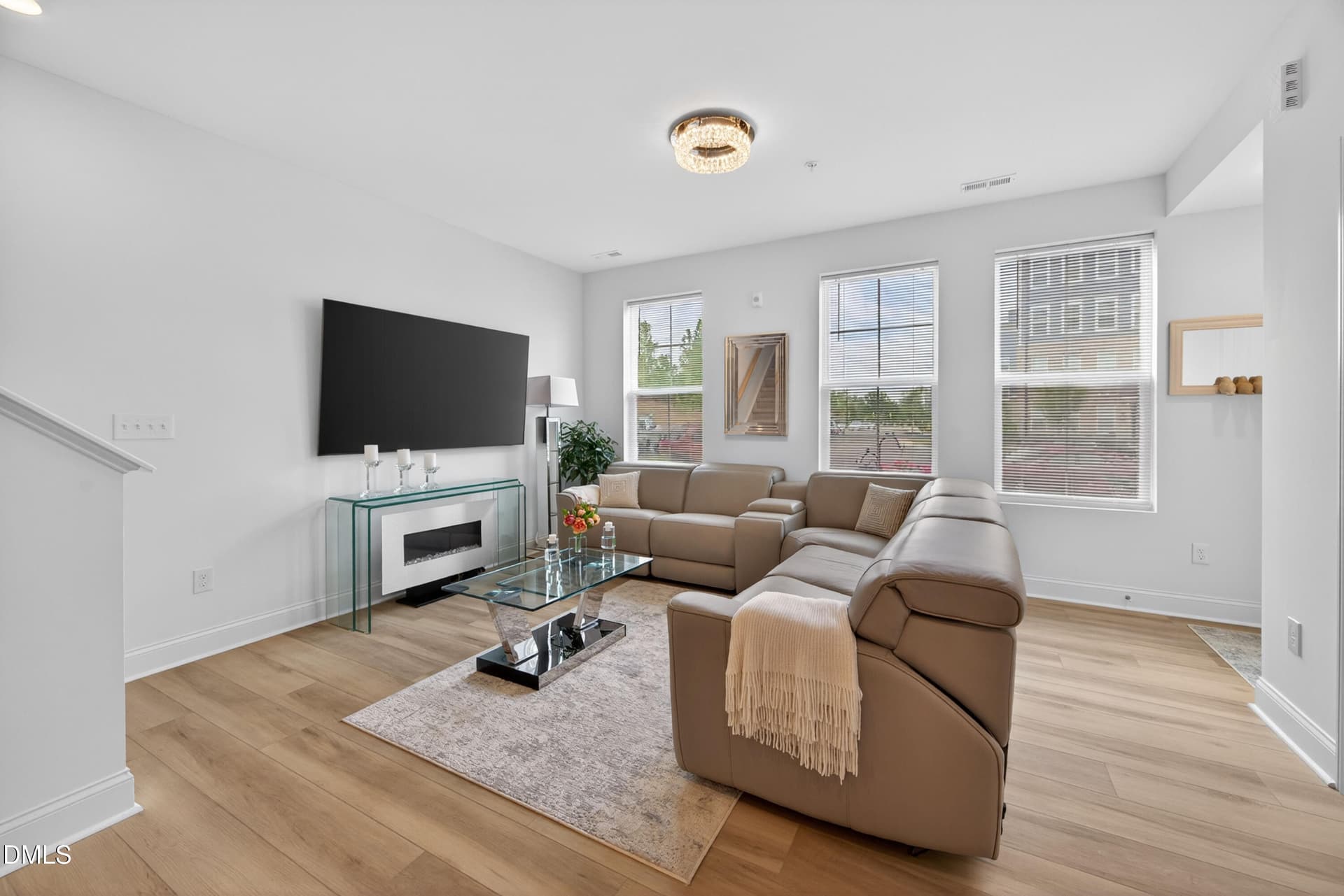 002-property-living-room - 604 Market Grove Drive 100, Wake Forest, NC 27587
