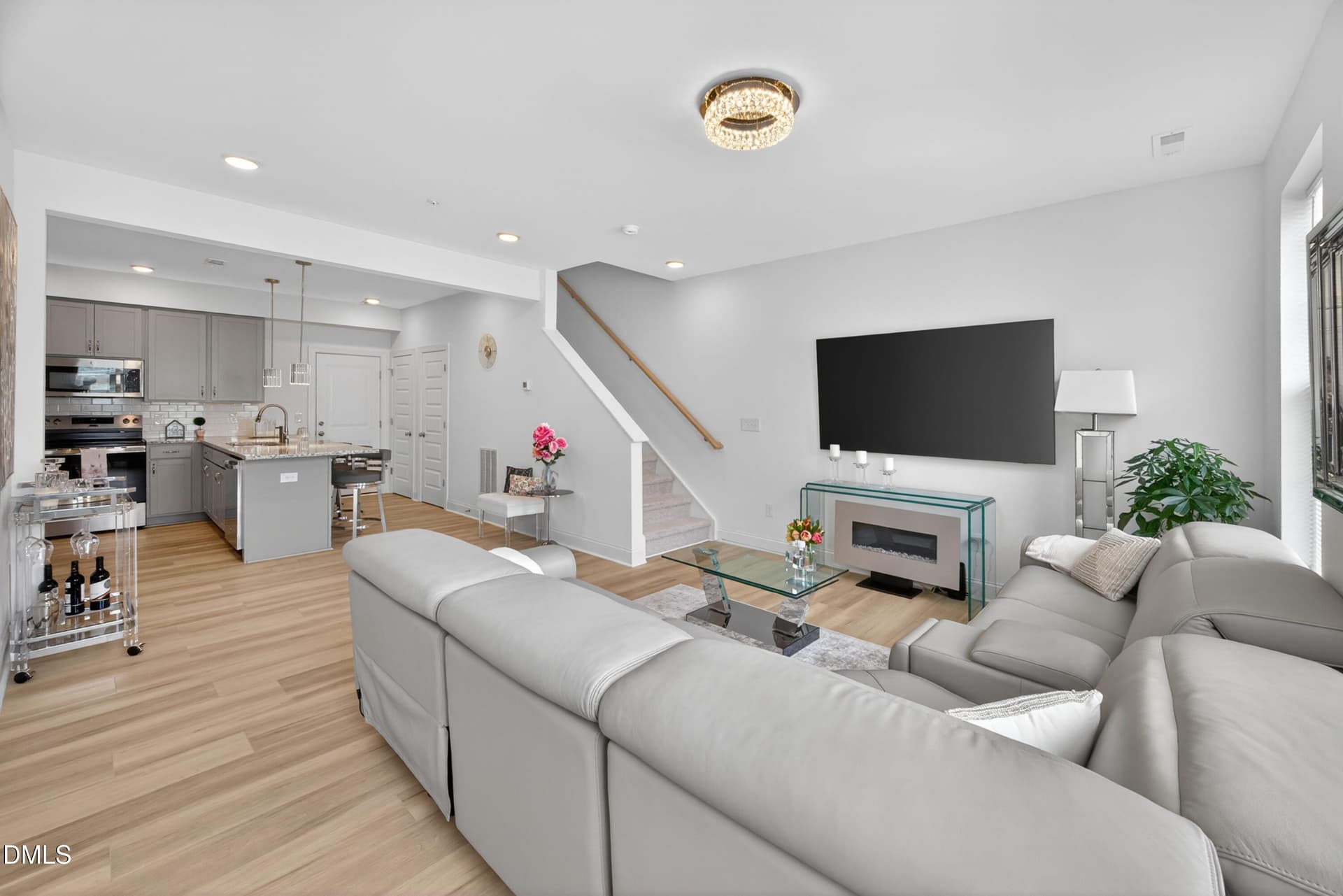 001-property-living-room - 604 Market Grove Drive 100, Wake Forest, NC 27587
