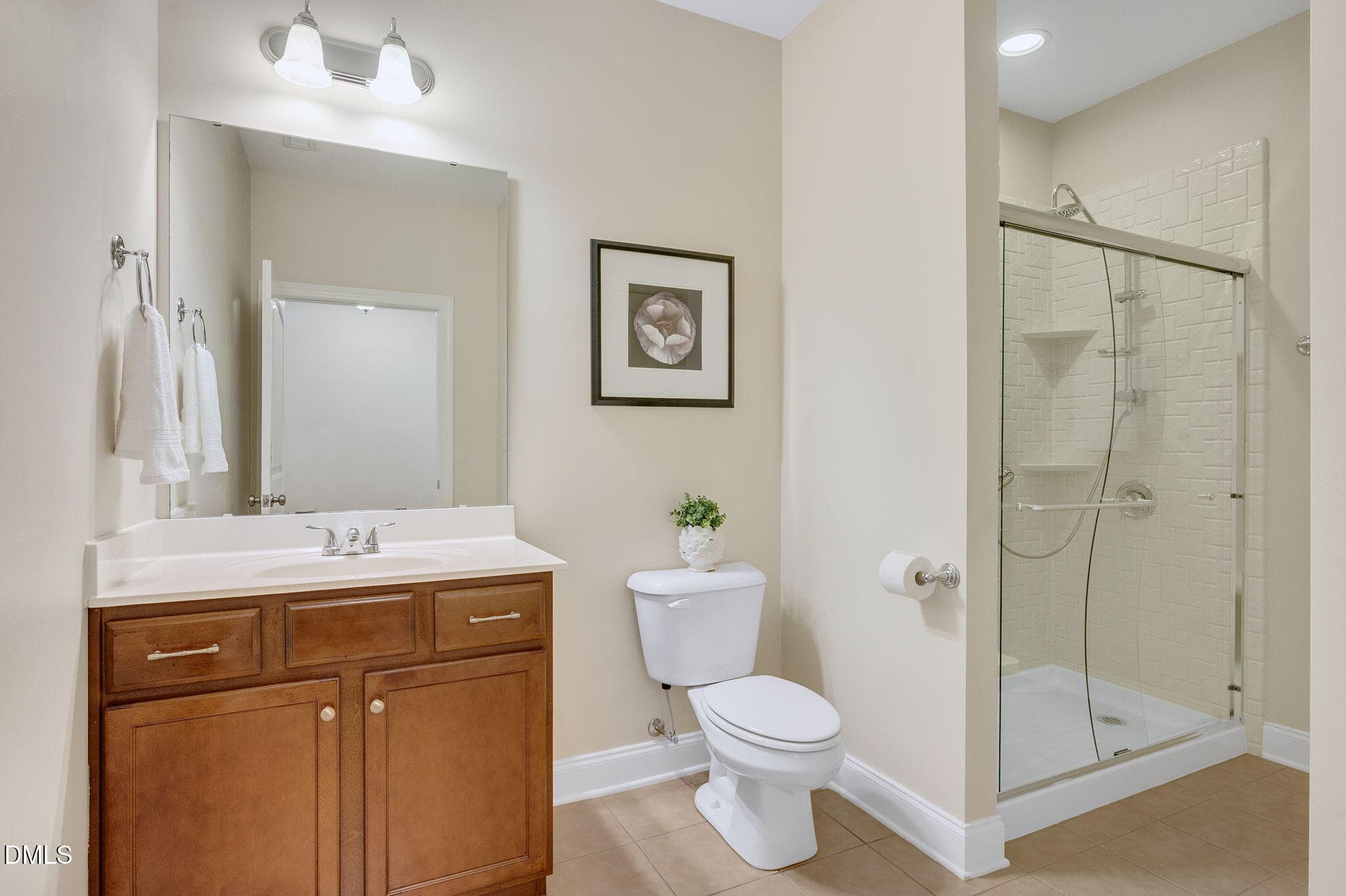 Main Floor Accessible Bathroom - 225 Aldenwood Place, Apex, NC 27539, Apex