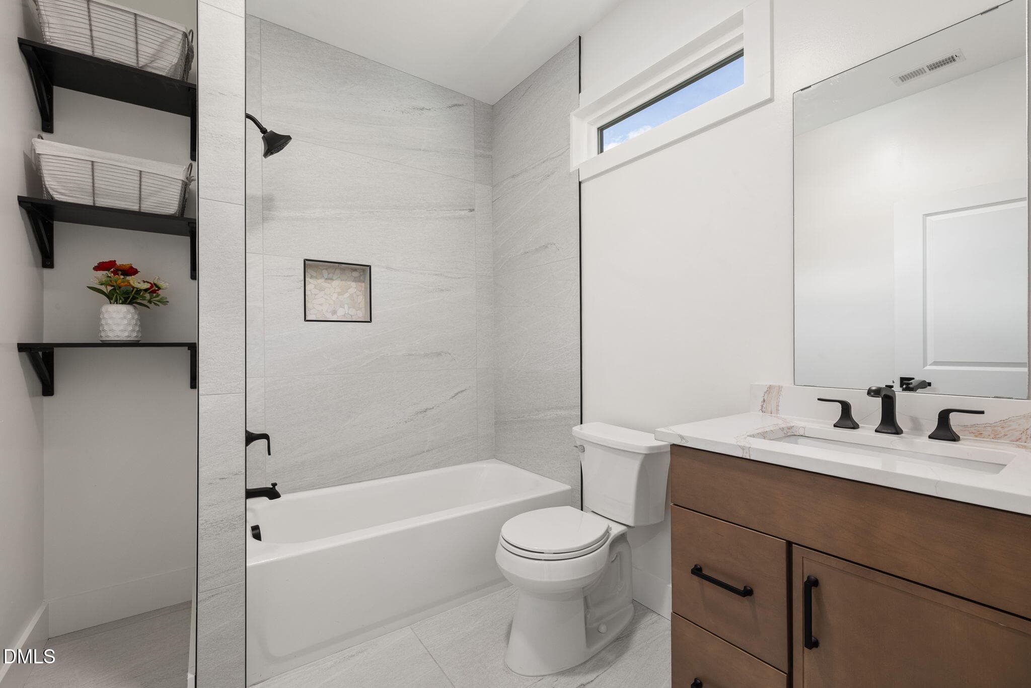 Hall Bathroom Upstairs - 1101 Fairview Street, Durham, NC 27707, Durham