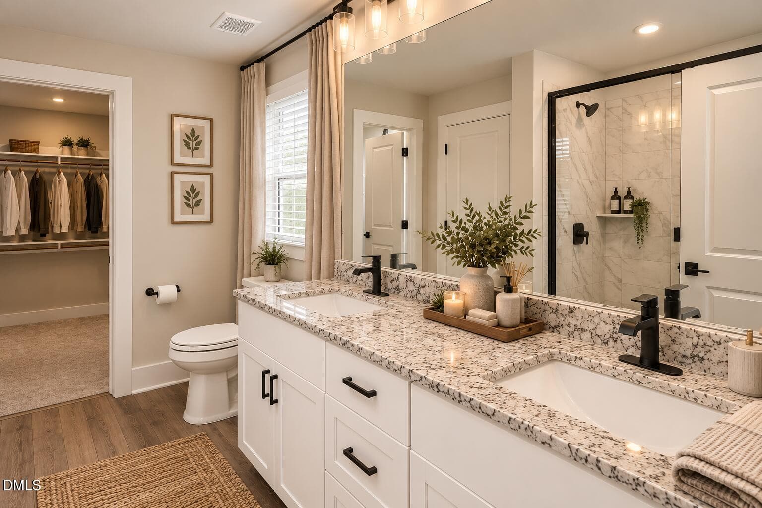 Palmer Primary bathroom - 219 Custer Drive, Mebane, NC 27302