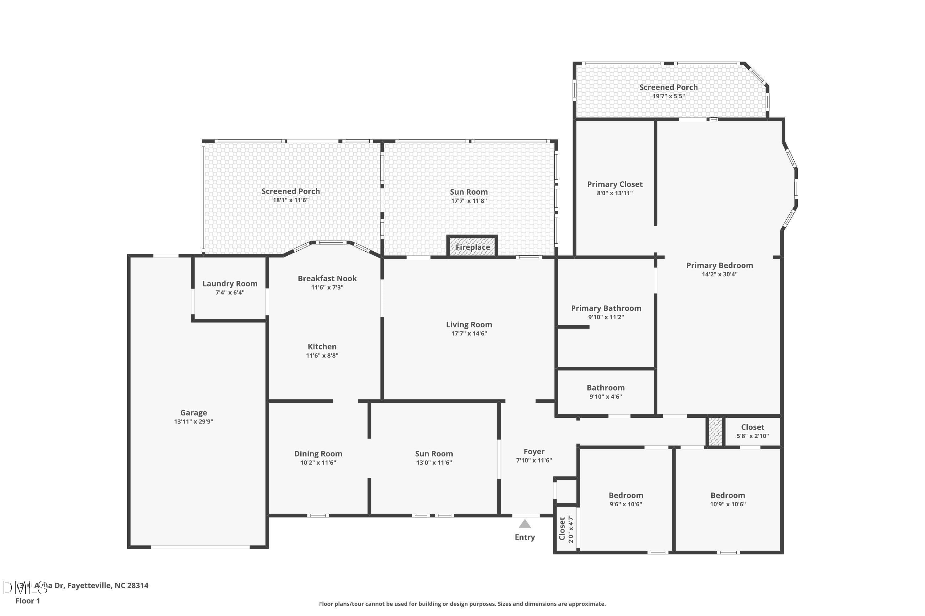 1-floor-1 - 7300 Avila Drive, Fayetteville, NC 28314, Fayetteville