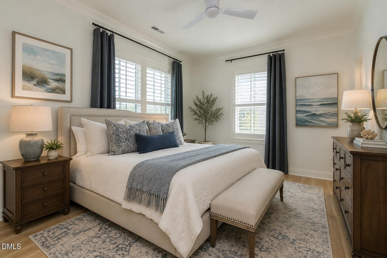 Nicks Office as a front bedroom - 946 Watercolor Way, Durham, NC 27713, Durham