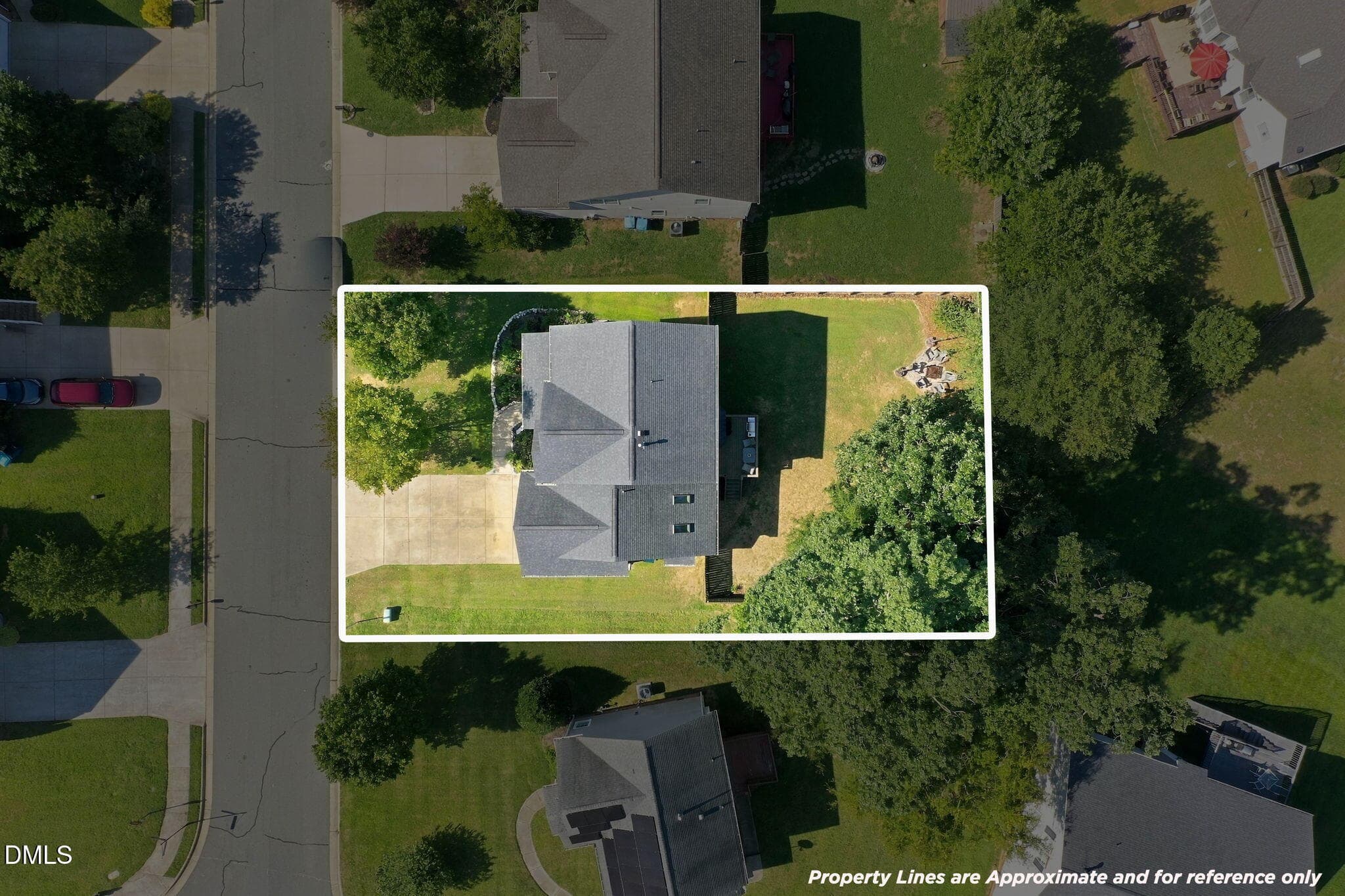 4-web-or-mls-DJI_0124 - lot lines - 6625 Barton Creek Drive, Whitsett, NC 27377, Whitsett