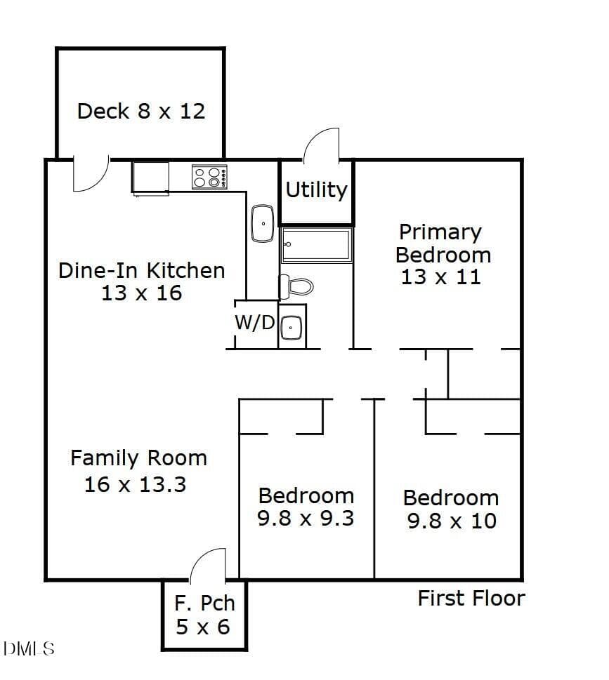623 Belvins sketch - 623 Belvin Avenue, Durham, NC 27704, Durham
