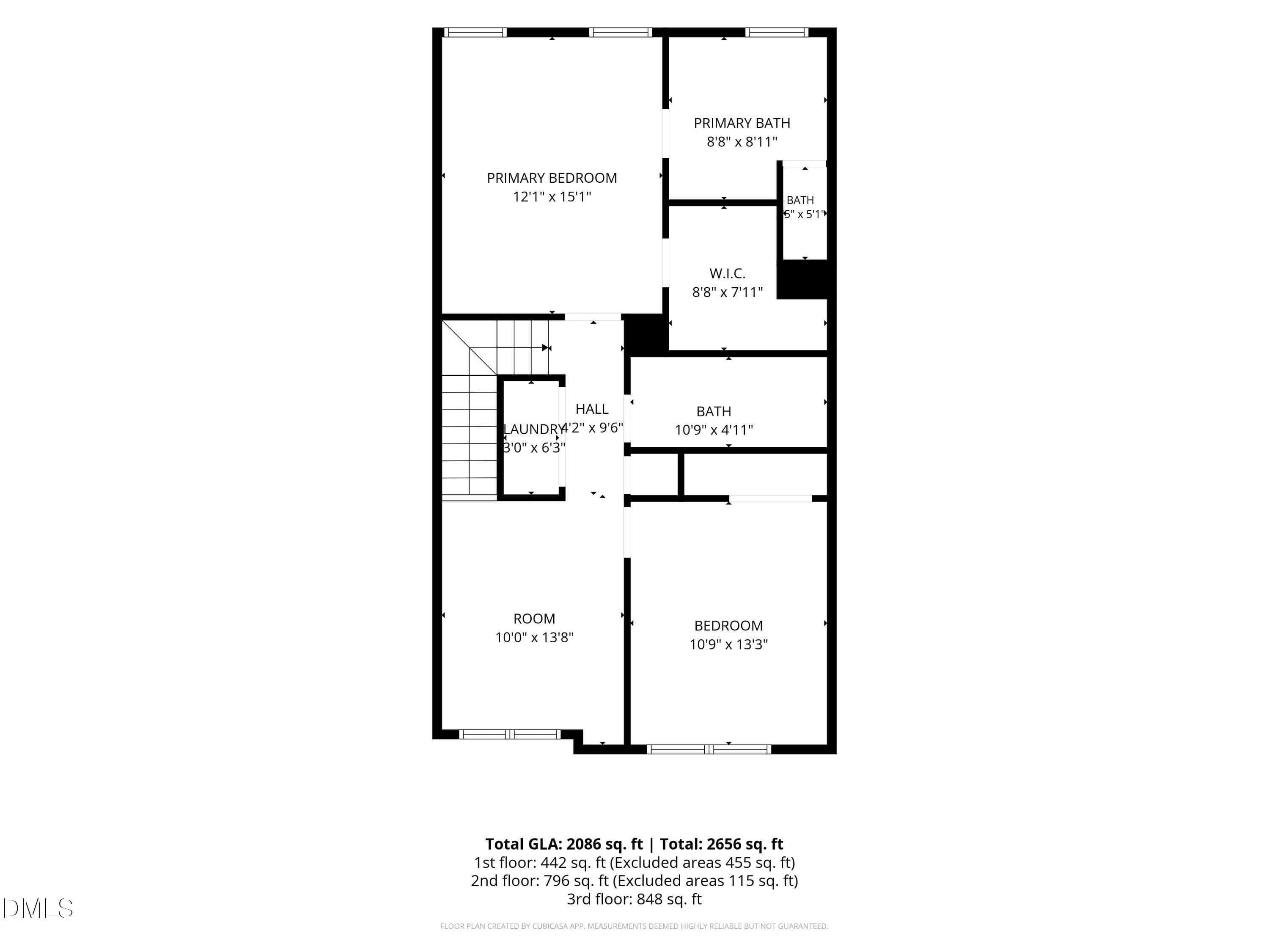 3-Floorplan_3 - 203 Ashton Hall Lane, Raleigh, NC 27609, Raleigh
