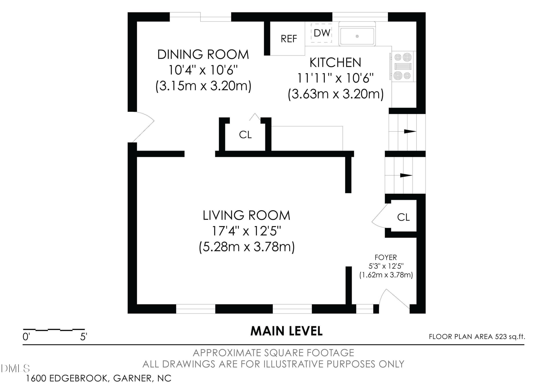 Main Floor - 1600 Edgebrook Drive, Garner, NC 27529