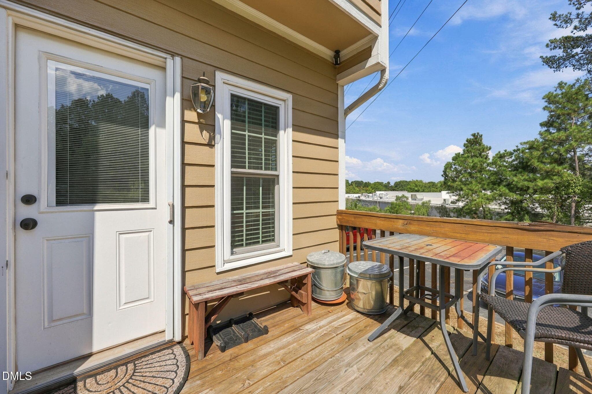 Back deck - 7030 Sandy Forks Road Apt 108, Raleigh, NC 27615, Raleigh