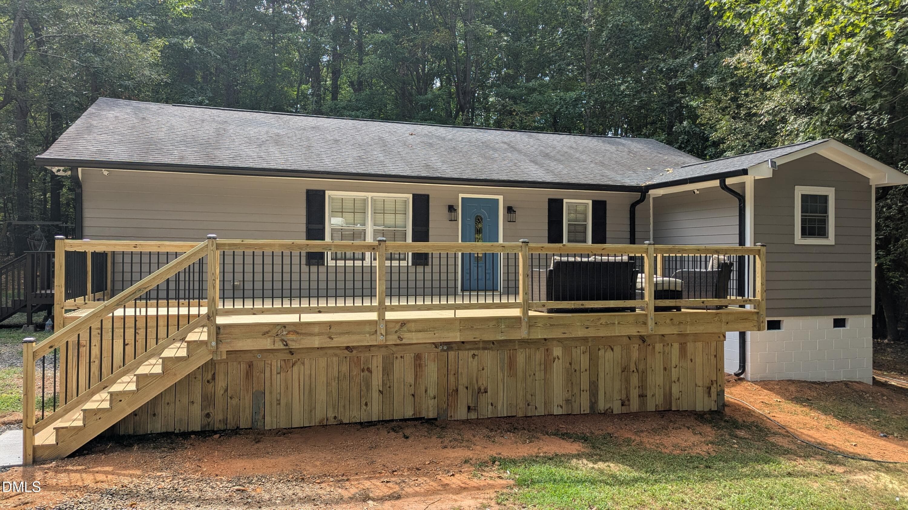 2 Front View New Deck - 3200 Seven Springs Road, Hillsborough, NC 27278, Hillsborough