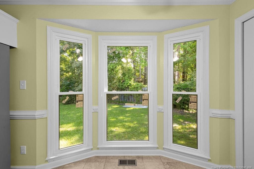 Kitchen/dining/bay window with views - 300 Ayrshire Court, Fayetteville, NC 28311, Fayetteville