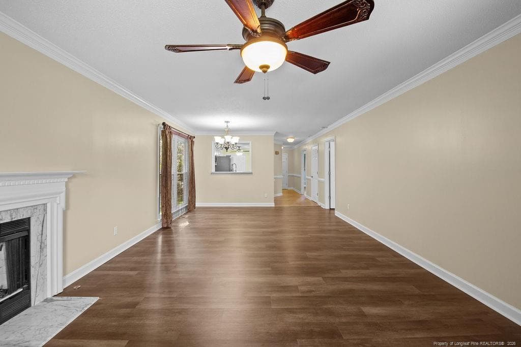 Living room/Formal dining area - 300 Ayrshire Court, Fayetteville, NC 28311, Fayetteville