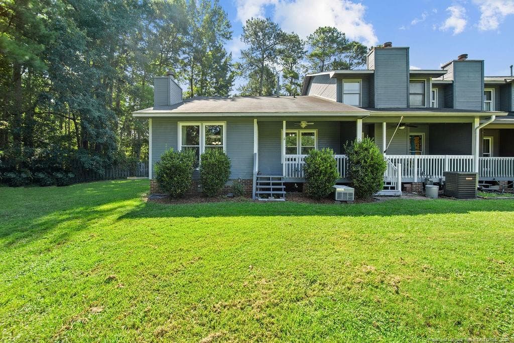 Looking back from golf course area - 300 Ayrshire Court, Fayetteville, NC 28311, Fayetteville