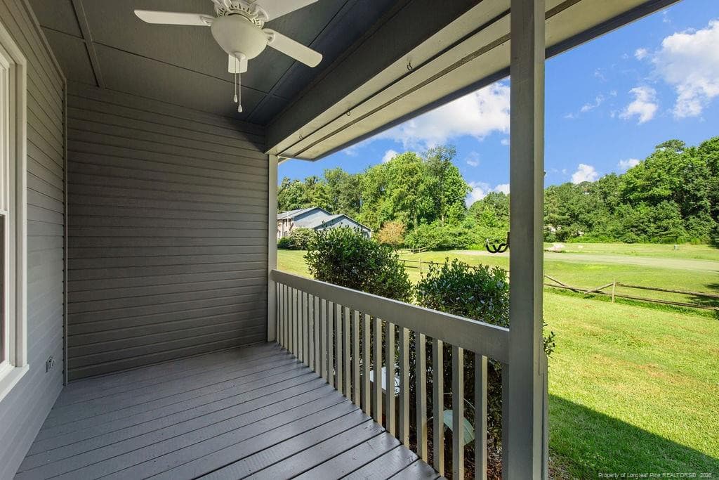 Your secluded porch with views - 300 Ayrshire Court, Fayetteville, NC 28311, Fayetteville