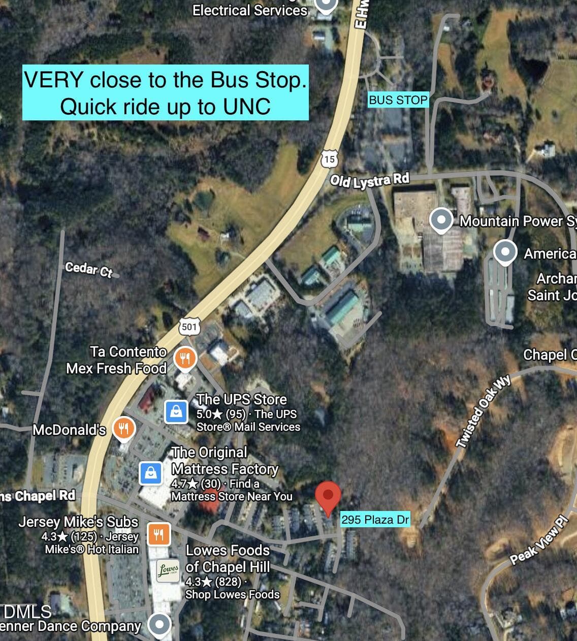 Screenshot 2026-09-13 at 8.43.38AM - 295 Plaza Drive D, Chapel Hill, NC 27517, Chapel Hill