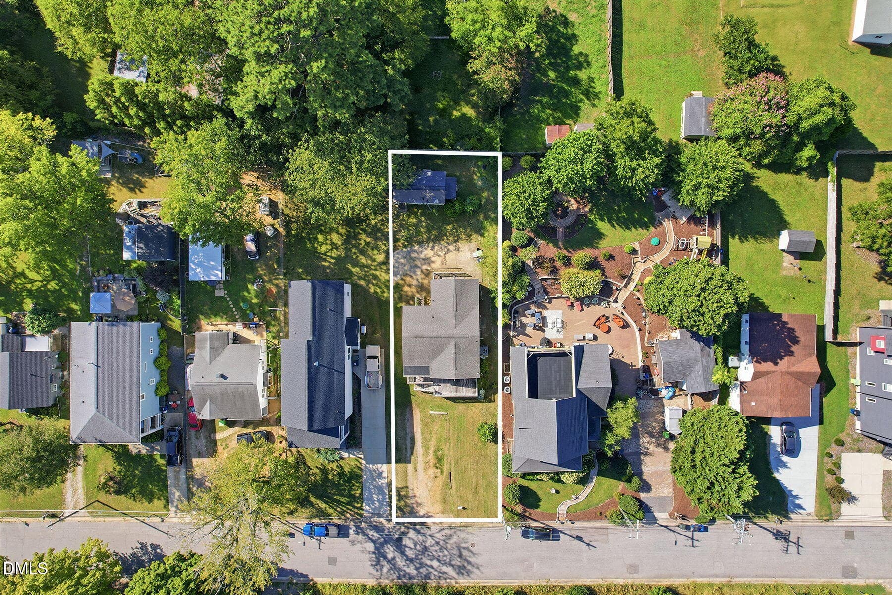 house drone above - 149 Prospect Avenue, Raleigh, NC 27603, Raleigh