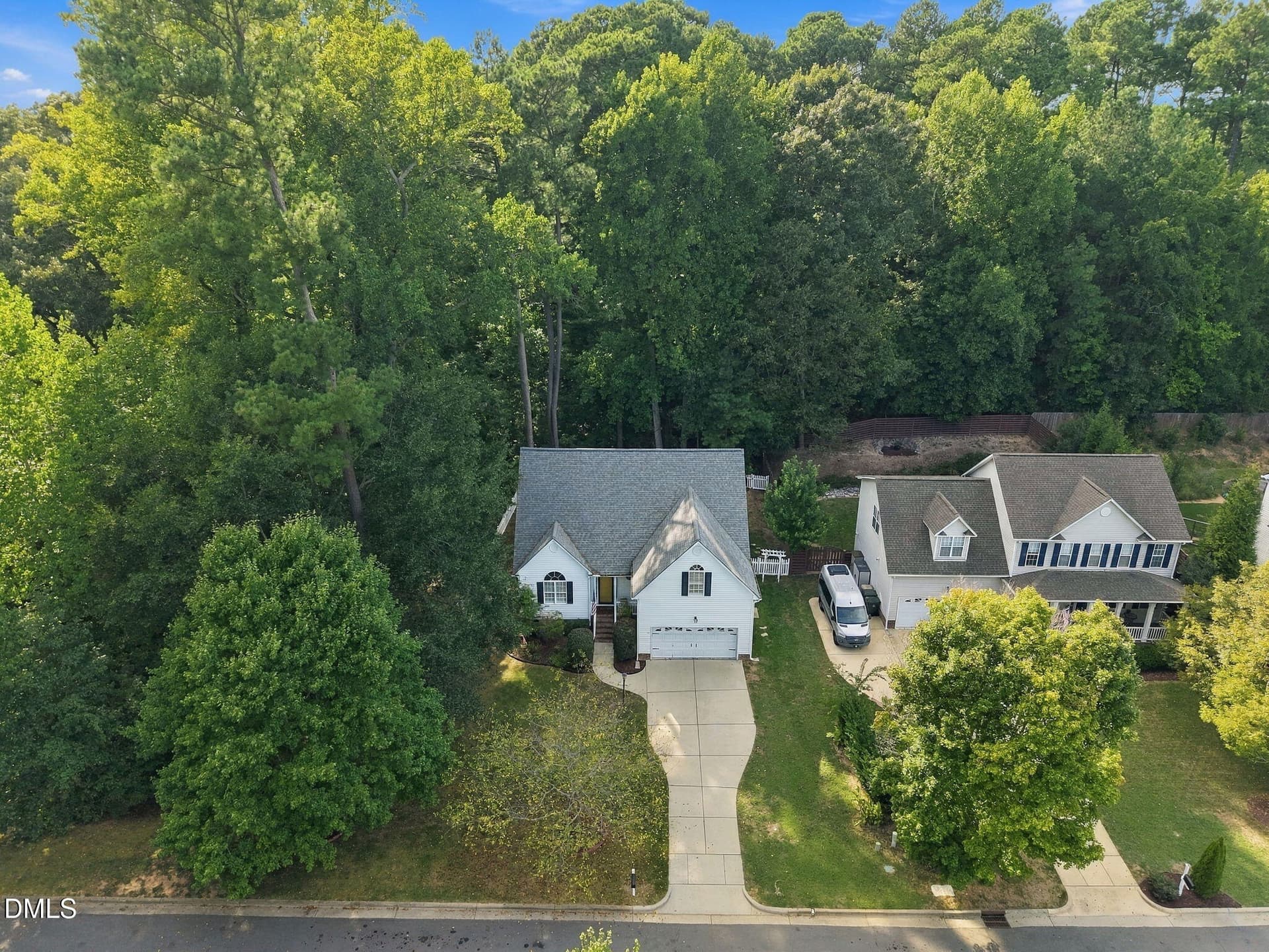 AERIAL VIEW LAST HOUSE ON LEFT - 152 Skipping Rock Lane, Garner, NC 27529