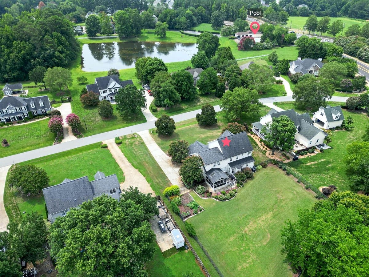Community Pond and Pool - 3024 Whitehart Lane, Raleigh, NC 27606, Raleigh
