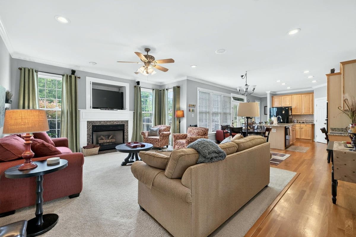 Great Room and Kitchen - 3024 Whitehart Lane, Raleigh, NC 27606, Raleigh