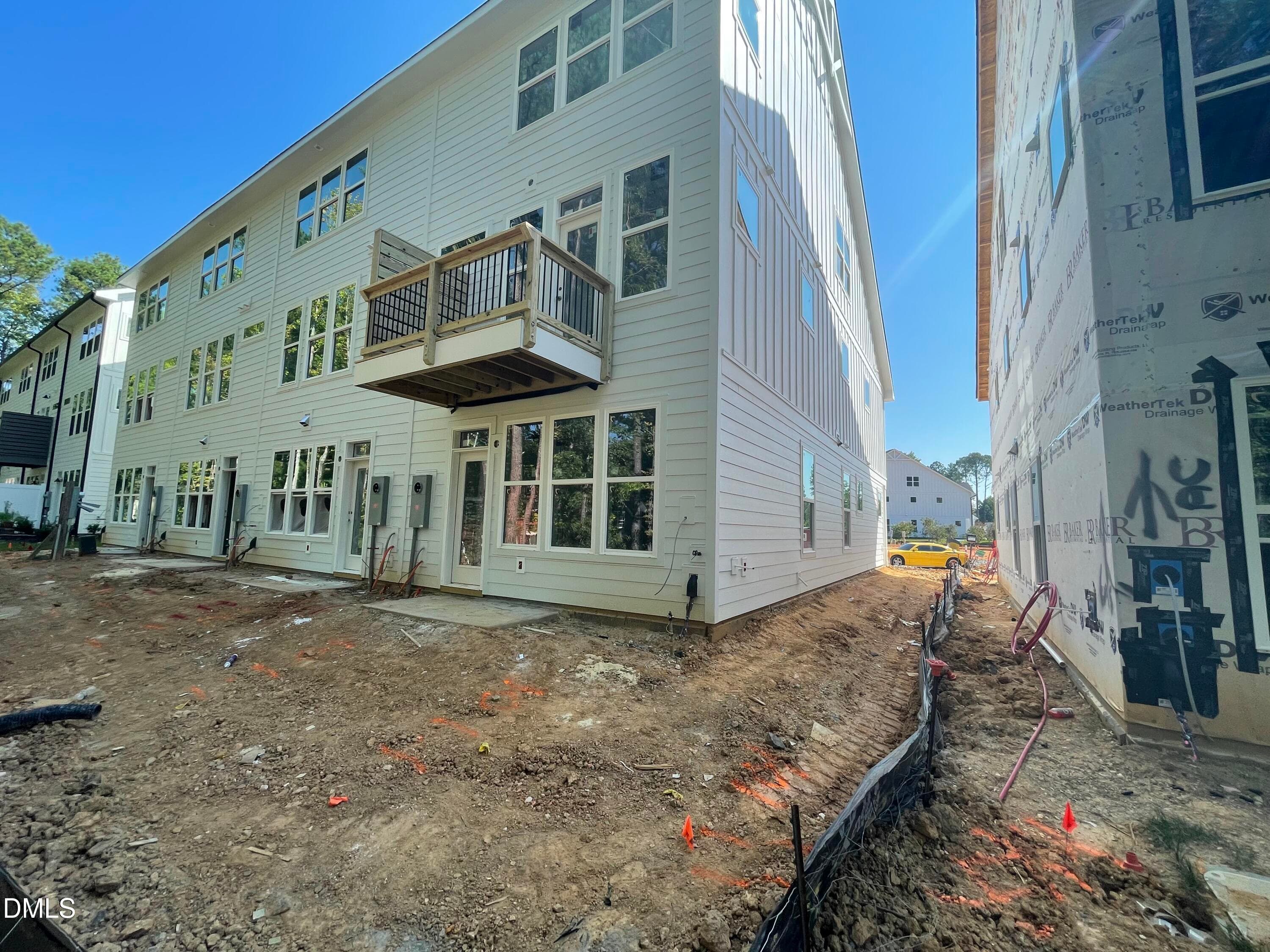 Exterior & Private Upper-Level Balcony - 626 Cable Court, Apex, NC 27523