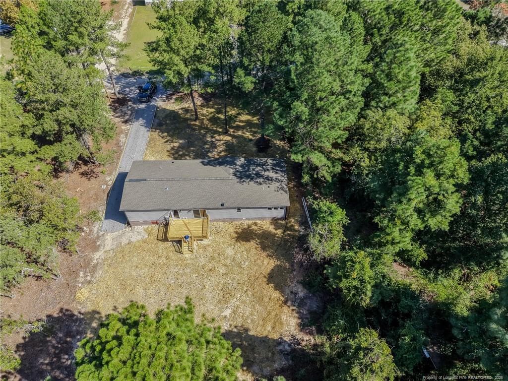 Aerial Rear View - 948 Pine Oak, Cameron, NC 28326