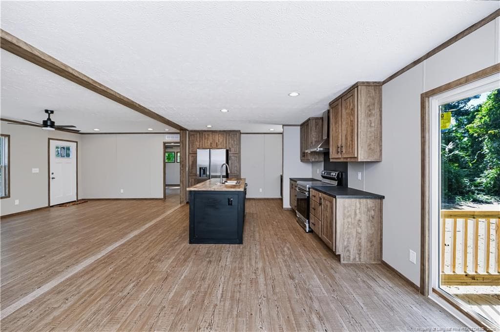 DR toward Master side of home & Kitchen - 948 Pine Oak, Cameron, NC 28326
