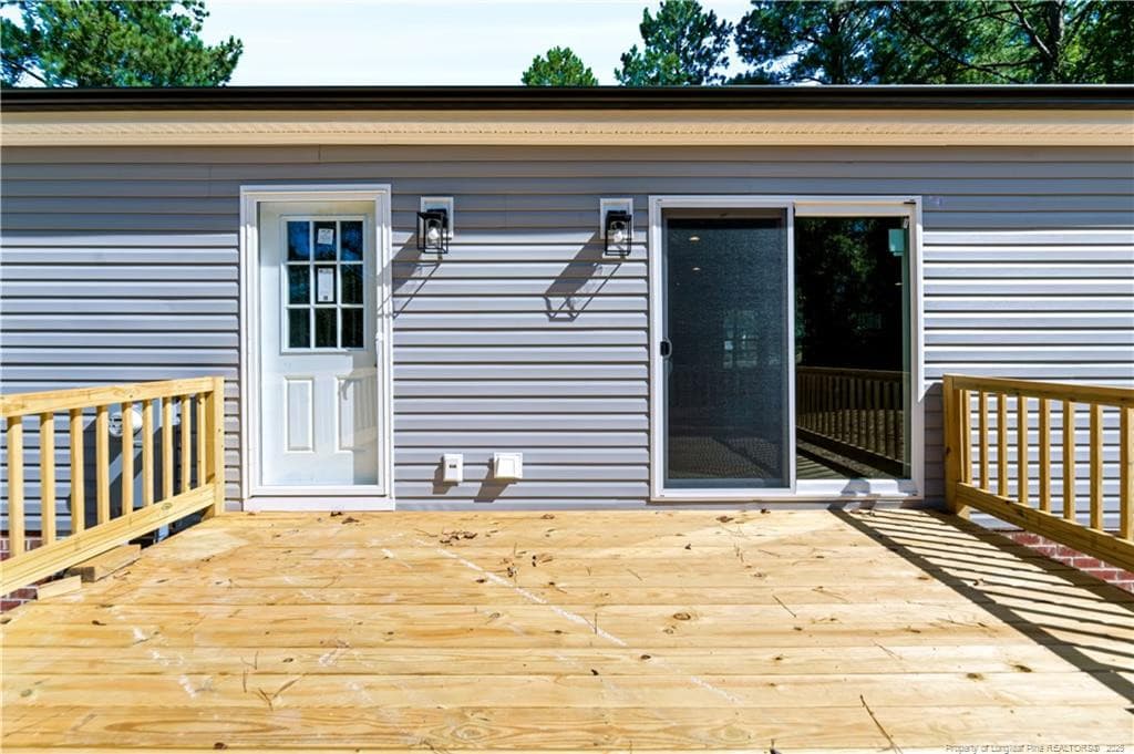 Rear Deck - 948 Pine Oak, Cameron, NC 28326