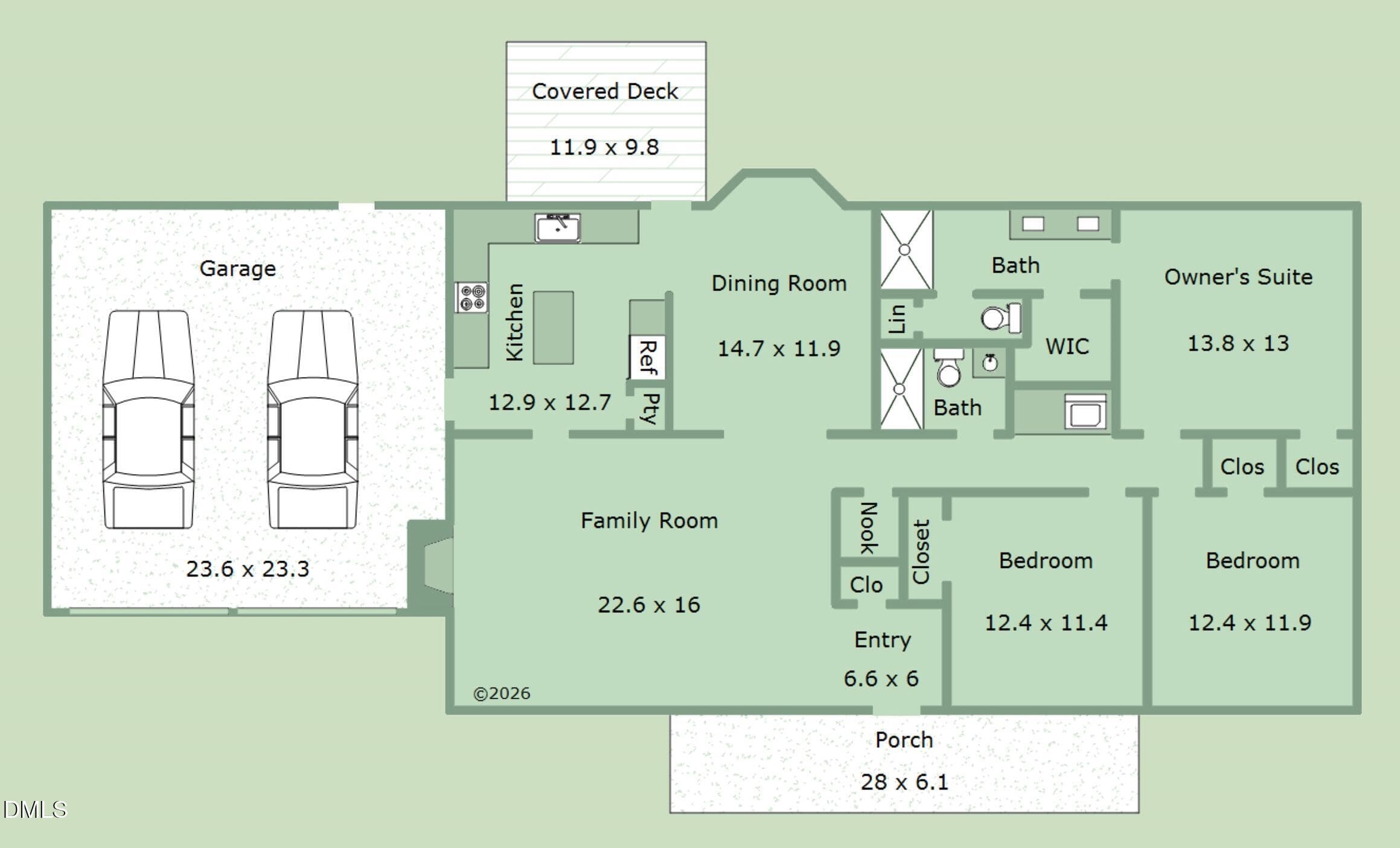 Floorplan-515 Bobbit Road (Custom) - 515 Bobbitt Road, Clayton, NC 27520