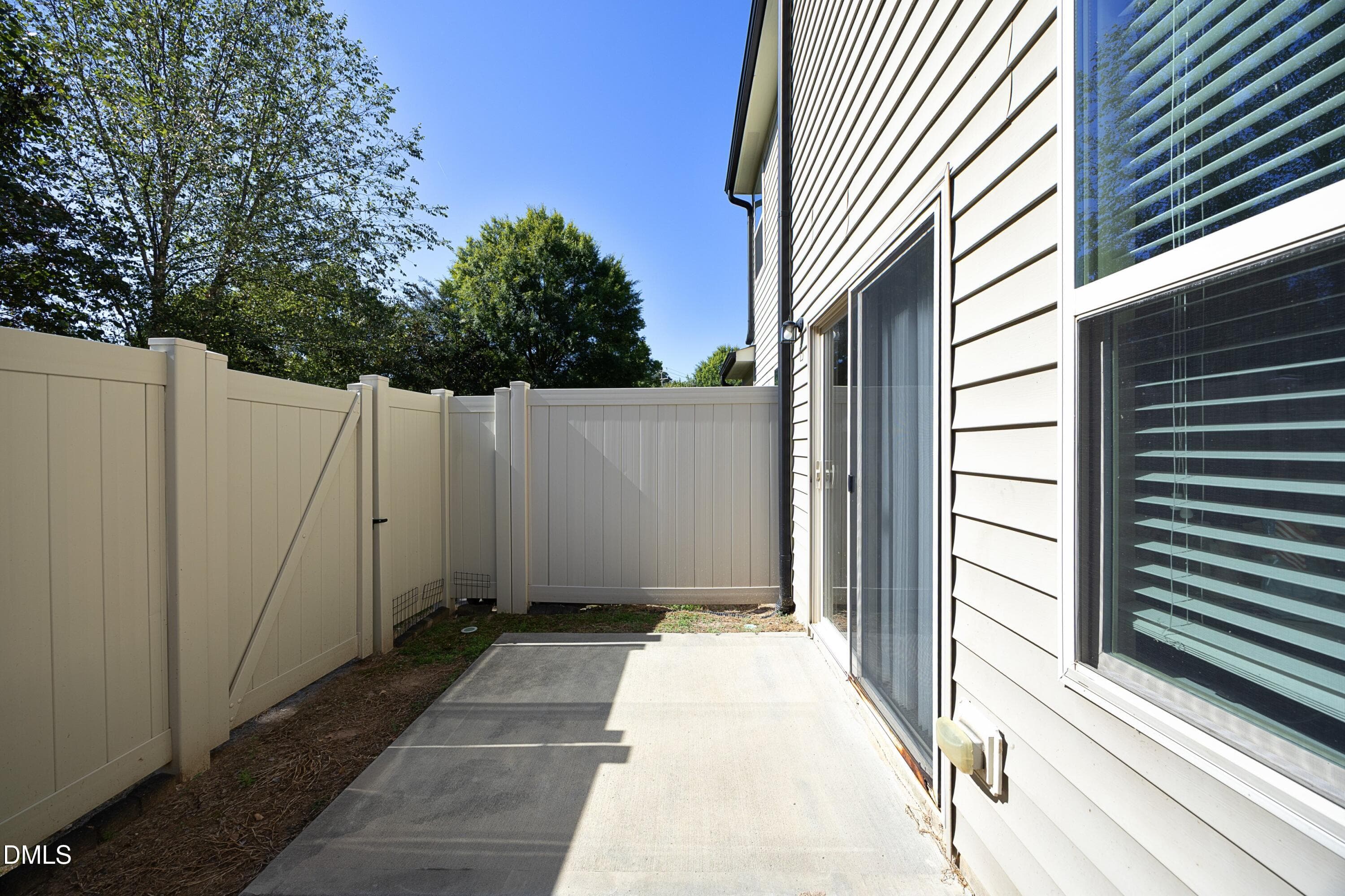 Fenced in patio - 148 Token House Road, Durham, NC 27703, Durham