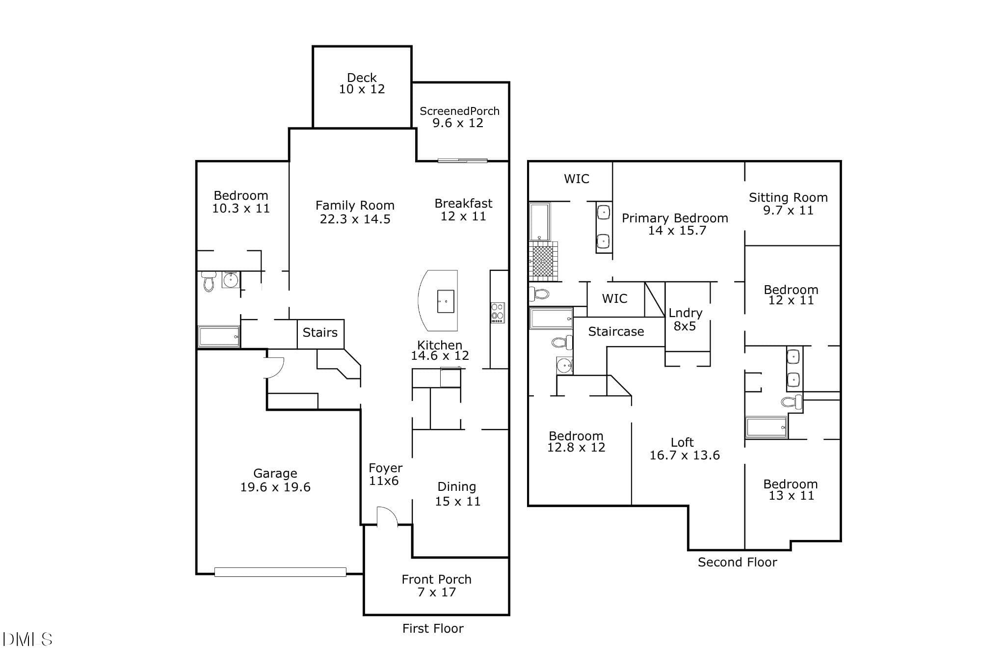Riply River FloorPlan MLS - 3288 Ripley River Road, New Hill, NC 27562, New Hill