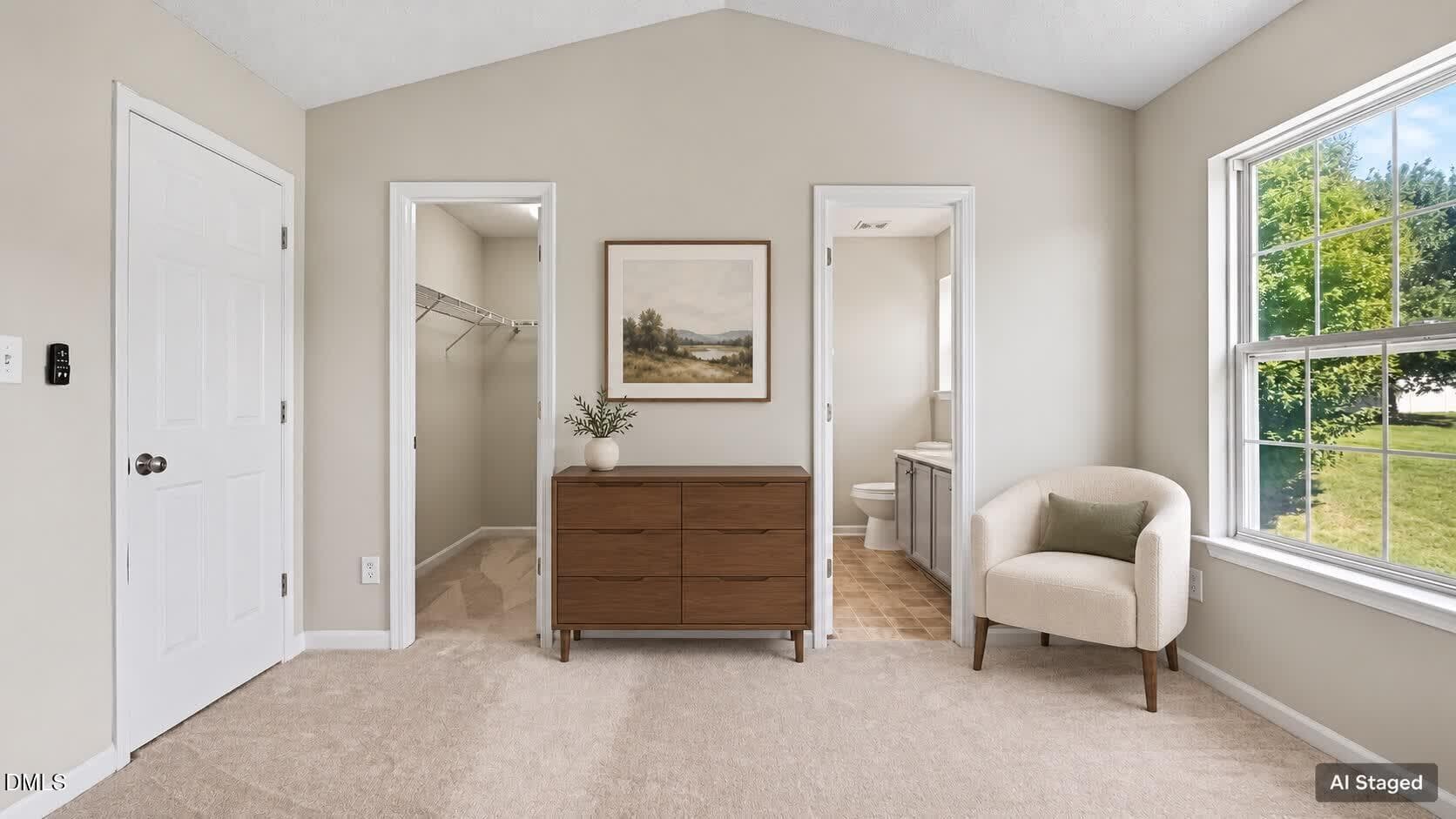 AI Staged Primary Bedroom 2 - 1133 Oak Blossom Wa Way, Whitsett, NC 27377, Whitsett