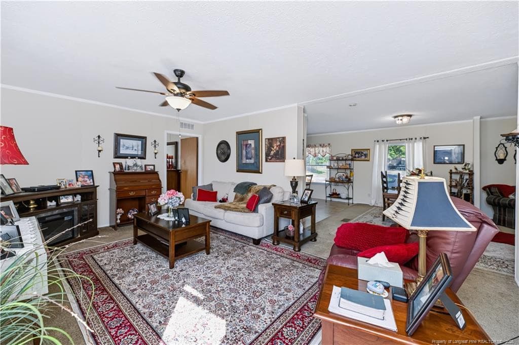 LR view toward master suite - 1919 Pumping Station Road, Sanford, NC 27330