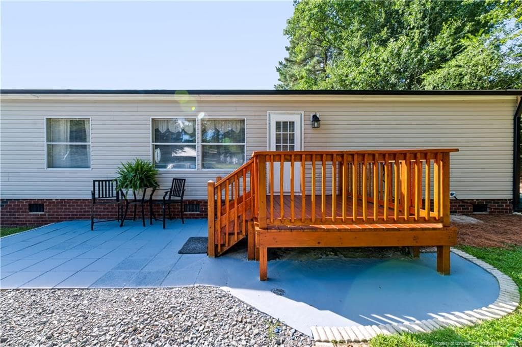 Rear Patio / Deck View - 1919 Pumping Station Road, Sanford, NC 27330