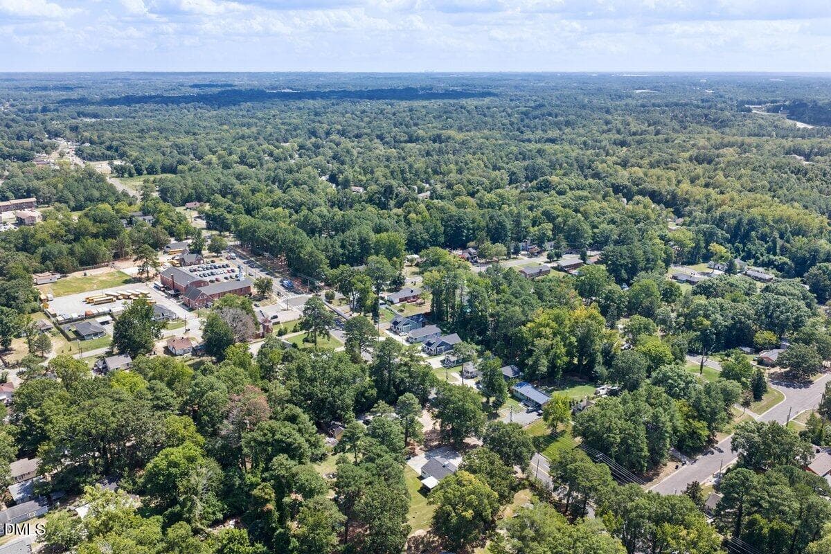 Drone aerial view 5 - 2605 Holloway Street, Durham, NC 27703