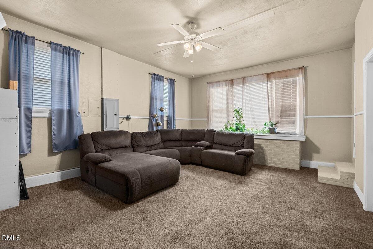 Living room area - 2605 Holloway Street, Durham, NC 27703