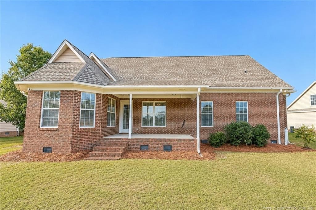 Rear View of Home - 1918 Sunshine Court, Hope Mills, NC 28348