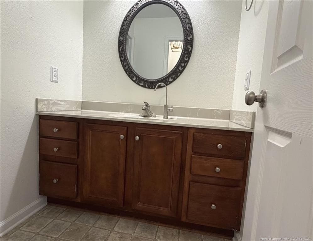 Guest Bathroom Vanity - 1918 Sunshine Court, Hope Mills, NC 28348