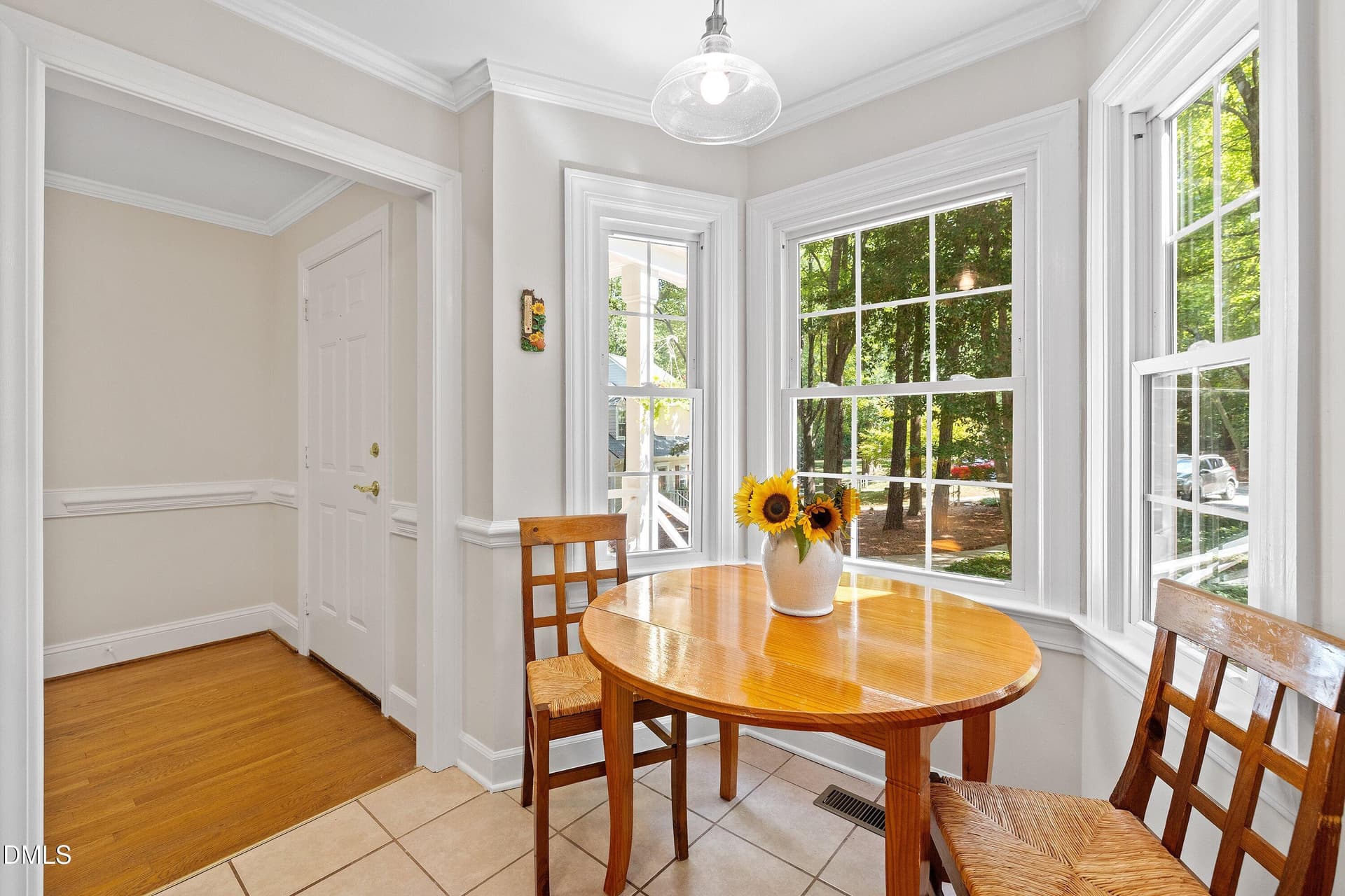 Breakfast nook - 129 Hedgerow Court, Cary, NC 27513