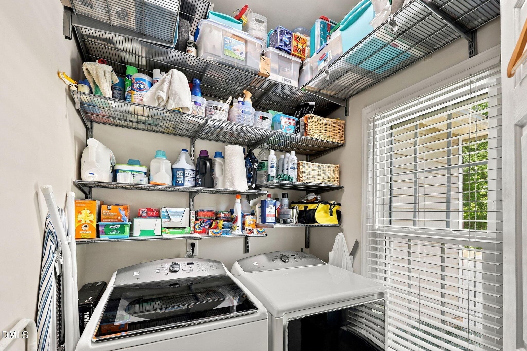 Laundry with shelves - 7030 Sandy Forks Road Apt 108, Raleigh, NC 27615, Raleigh