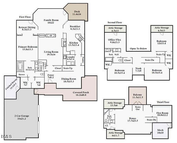 Floor Plan - 35 Golden Heather, Chapel Hill, NC 27517