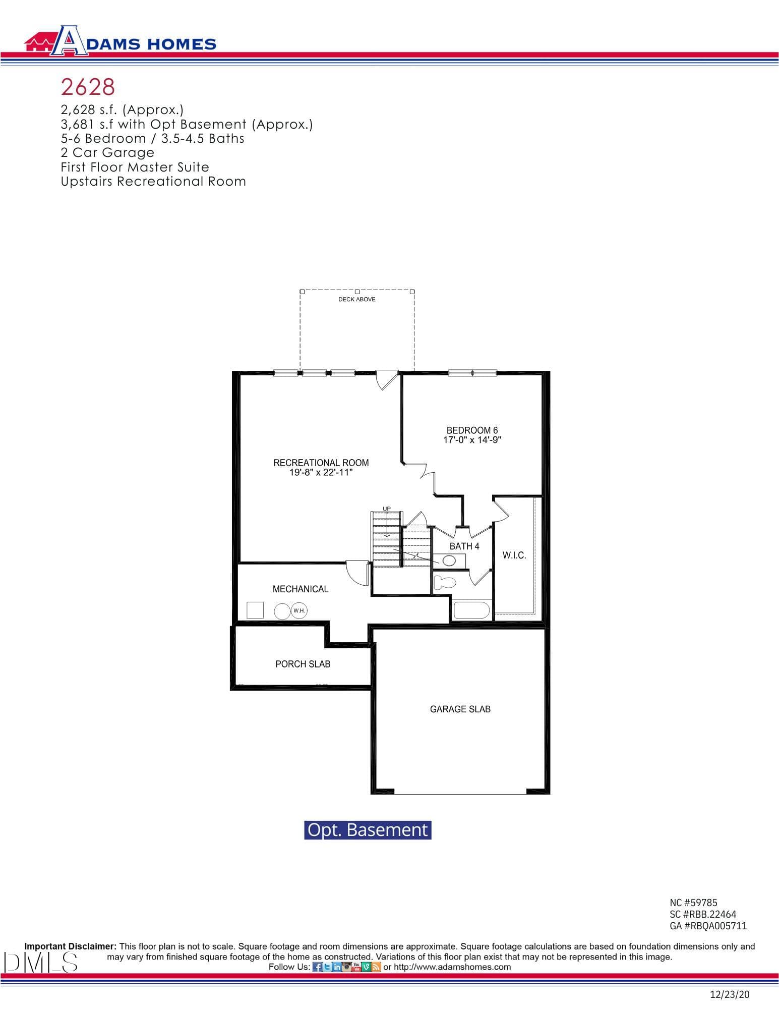 Basement Brochure page 2 - 85 High Hampton Way, Fuquay Varina, NC 27526