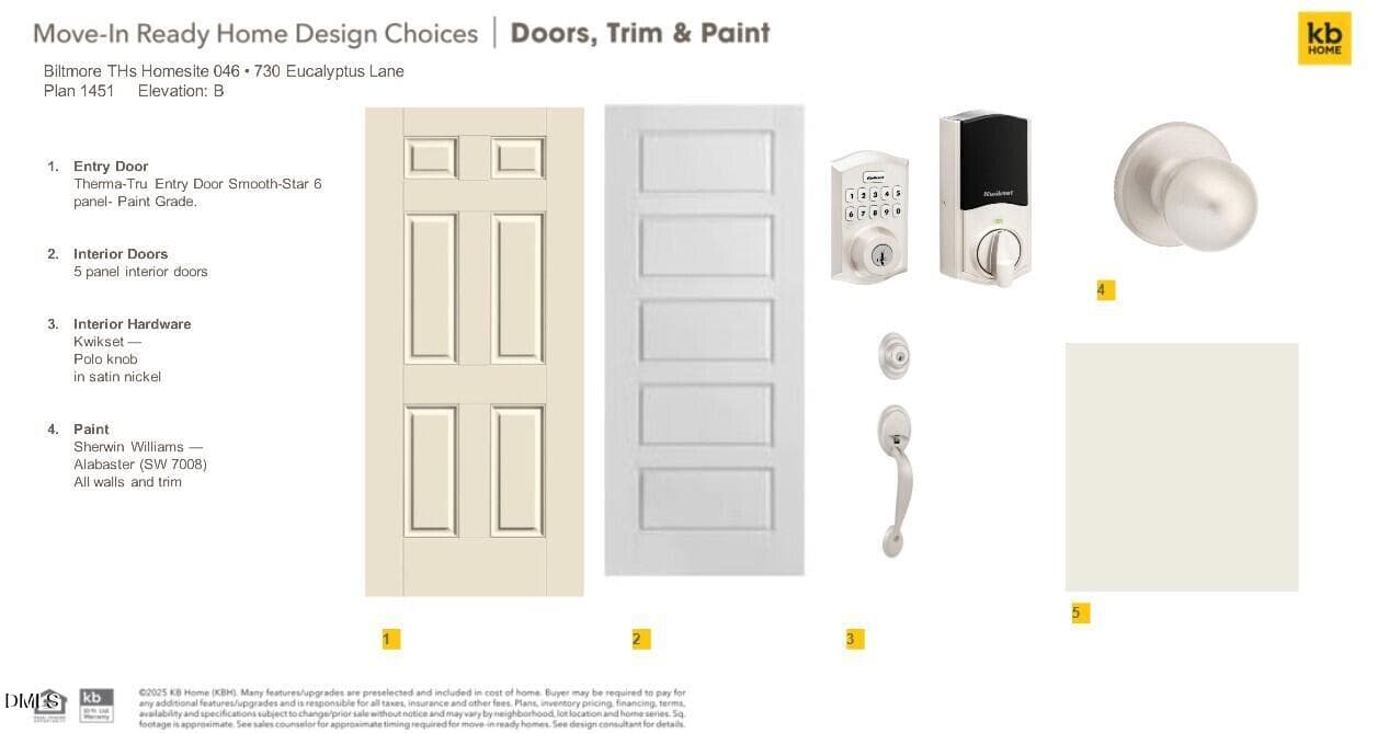 Doors Trim Paint - 730 Eucalyptus Lane, Raleigh, NC 27610, Raleigh