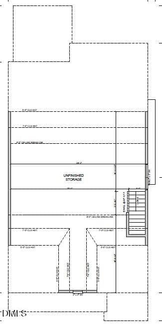 Third Floor Plan - 833 Lunar Light Drive, Wendell, NC 27591, Wendell