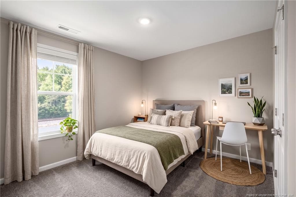 Virtually Staged Bedroom #2 - 25 W Emily Gardens Road, Selma, NC 27576