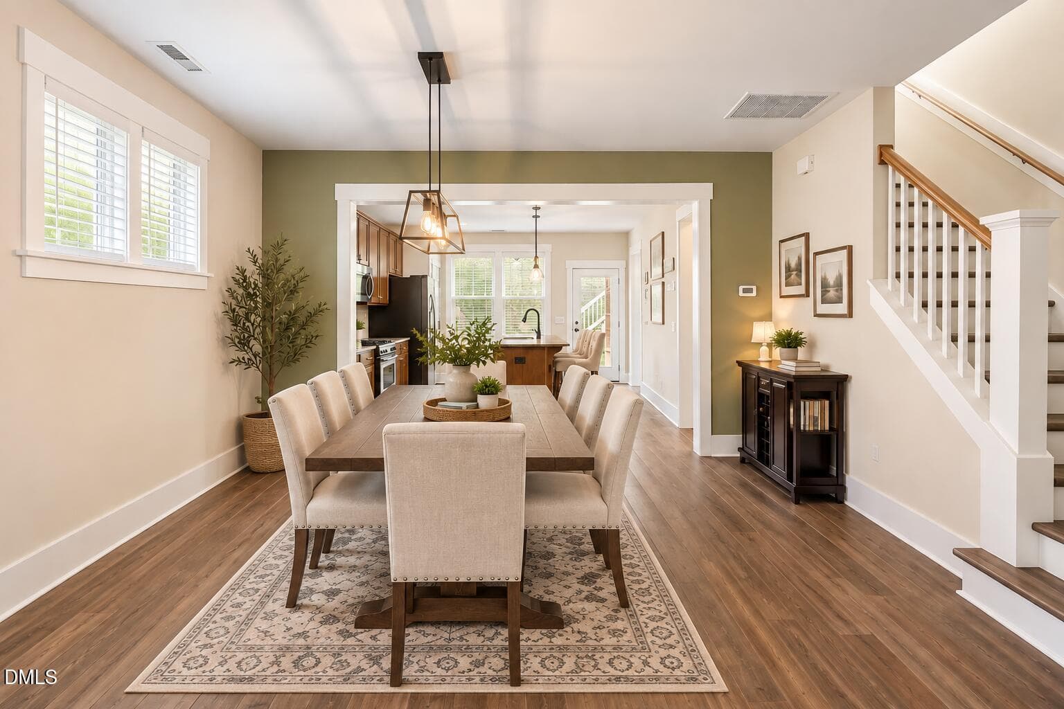 Central Staircase - 259 Tobacco Farm Way, Chapel Hill, NC 27516, Chapel Hill
