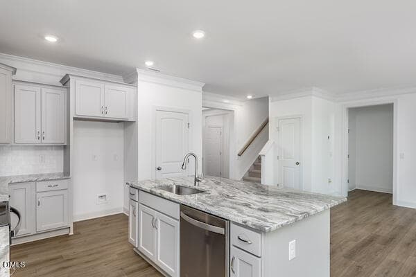 Kitchen into Family Room - 122 Steppe Way, Garner, NC 27529