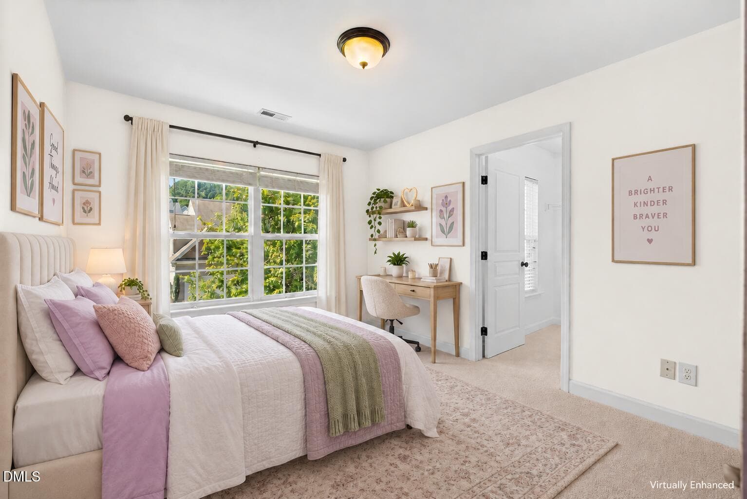 bedroom 3- painted - 4615 Lemongrass Lane, Durham, NC 27713