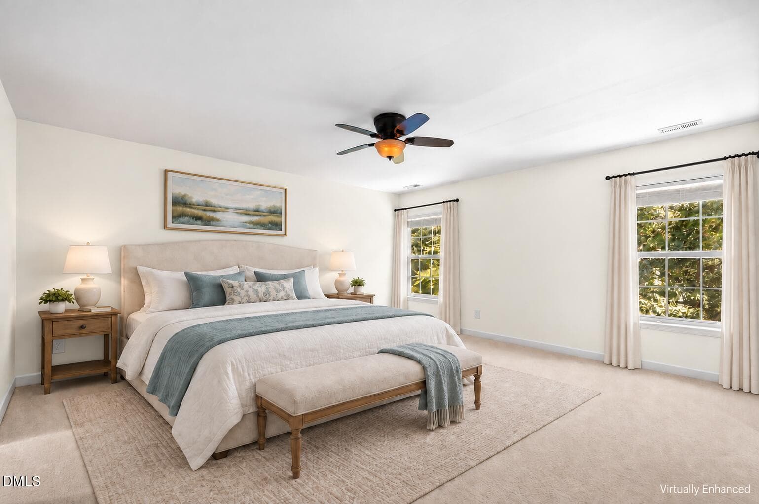 primary painted and staged - 4615 Lemongrass Lane, Durham, NC 27713