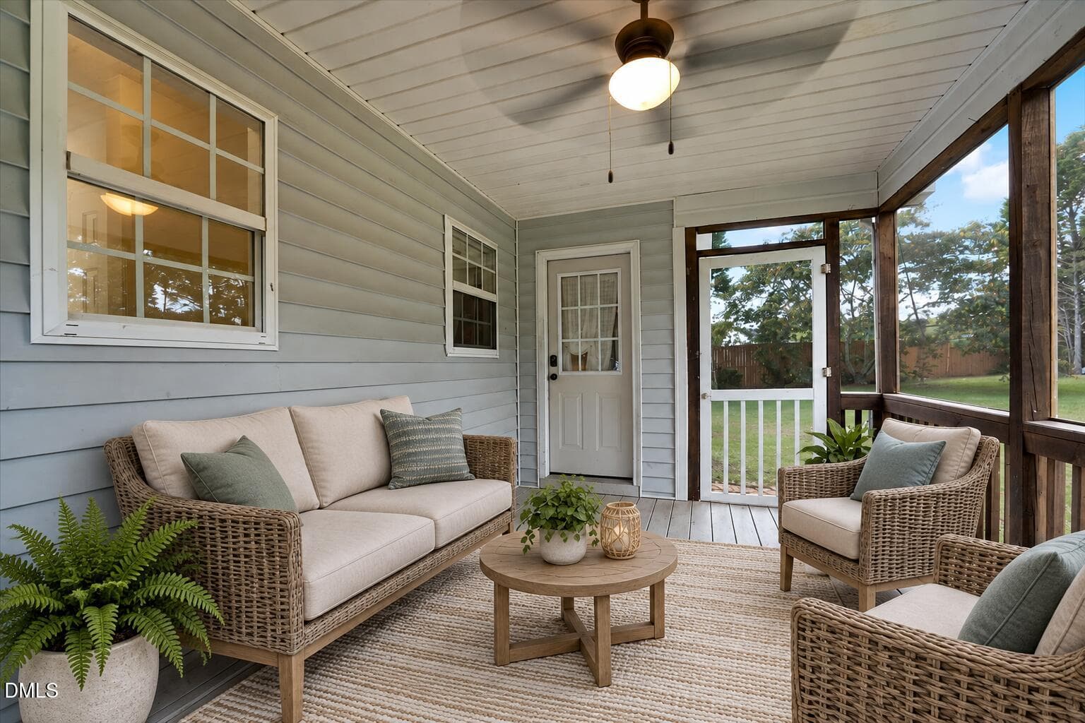 Porch Staged - 128 Edmondson Drive, Willow Springs, NC 27592