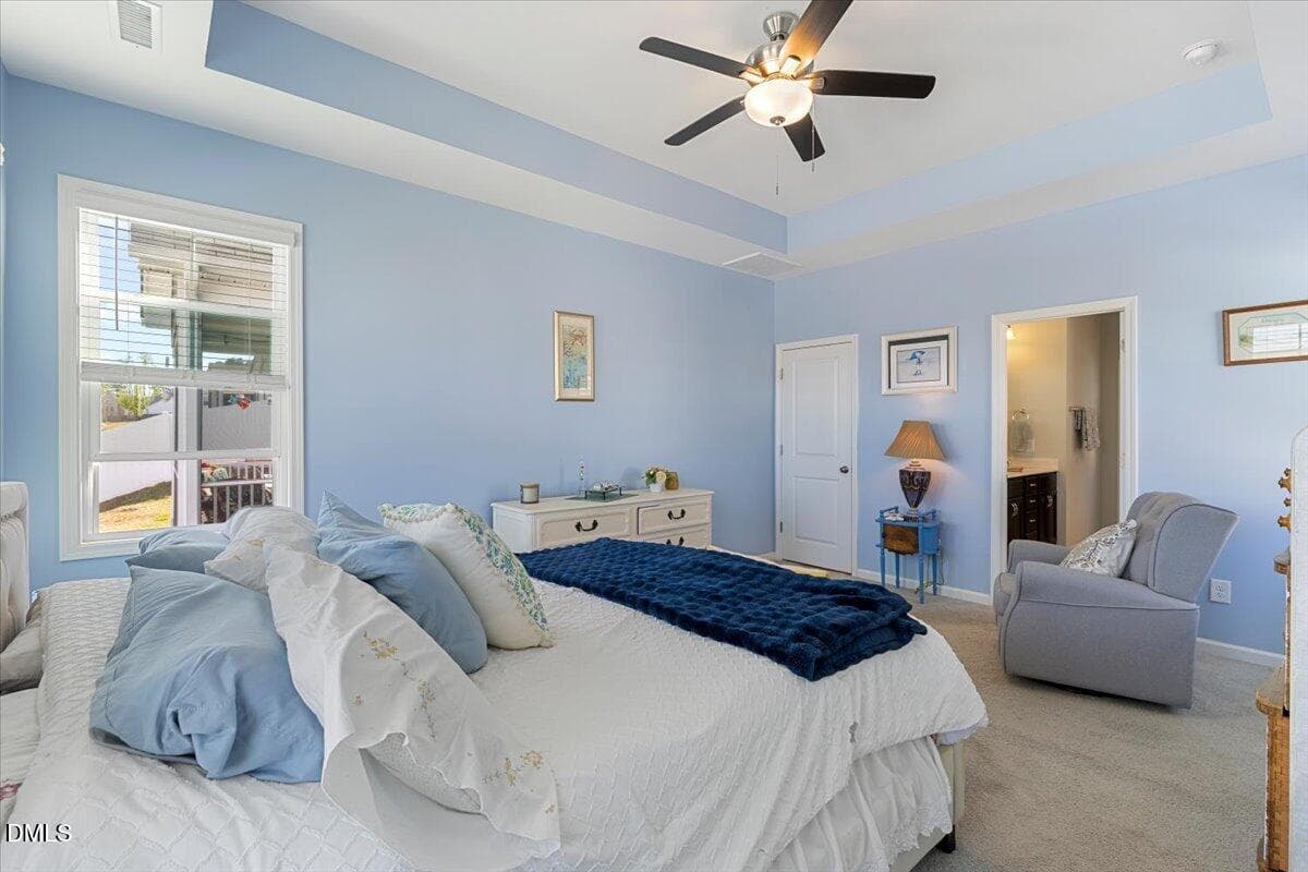 1st Floor Primary Bedroom - 74 Tympani Lane, Garner, NC 27529