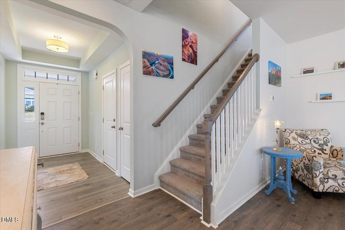 Stairs to 2nd floor - 74 Tympani Lane, Garner, NC 27529